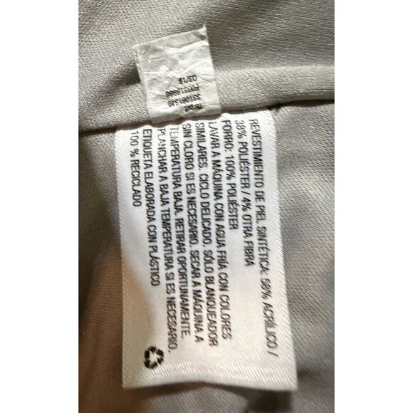 ZARA Multicolor Faux Fur Jacket | Plush | Tan Gray Yellow Short Coat S/M - Picture 5 of 7